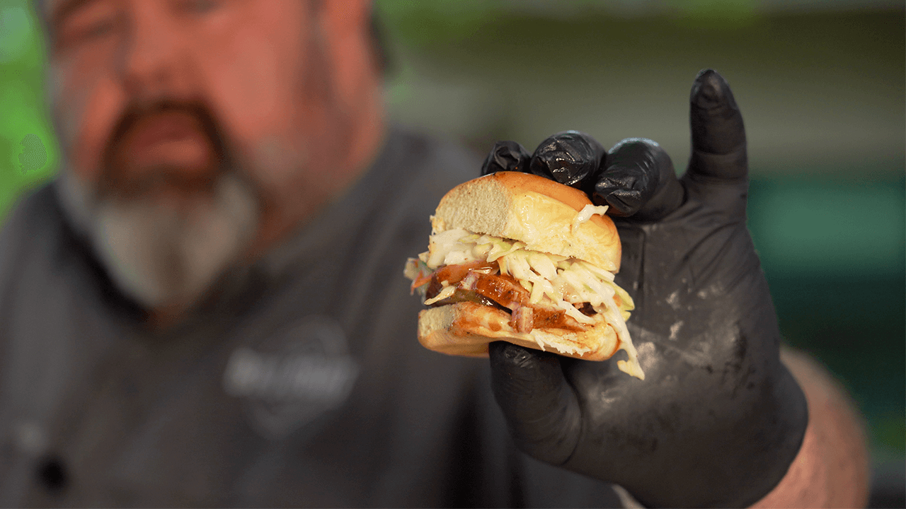 BBQ Pork Tenderloin Sliders